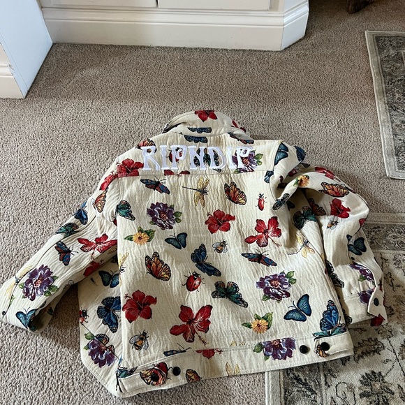 【美品】 RIPNDIP Butterfly ジャガードジャケット MONARCH BUTTERFLY JACKET (BLACK) #ripndip #ripndipjp RIPNDIP JAPAN